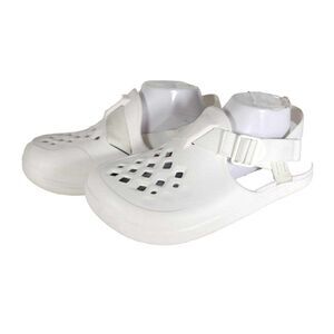 CHACO Women's Chillos US10 White Adjustable Strap Closed Toe Sandals Clogs